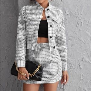 Blazer and skirt set